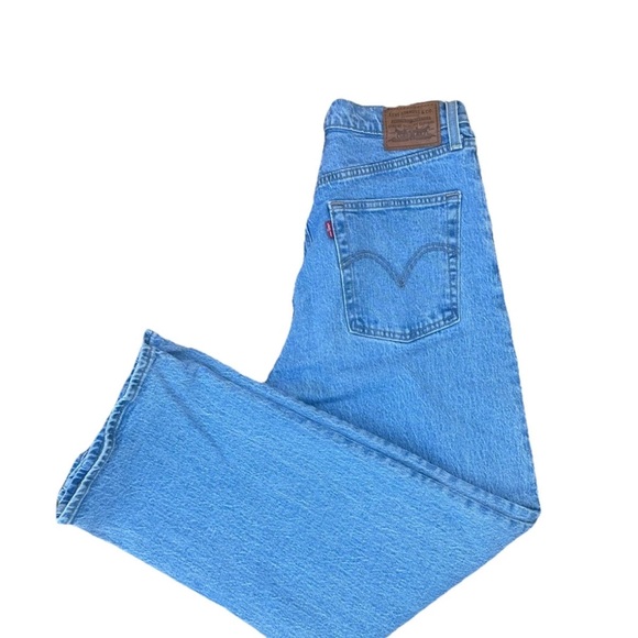 Levis Premium Ribcage Straight Ankle Size 29X27 Woman’s Button Fly - Picture 1 of 13